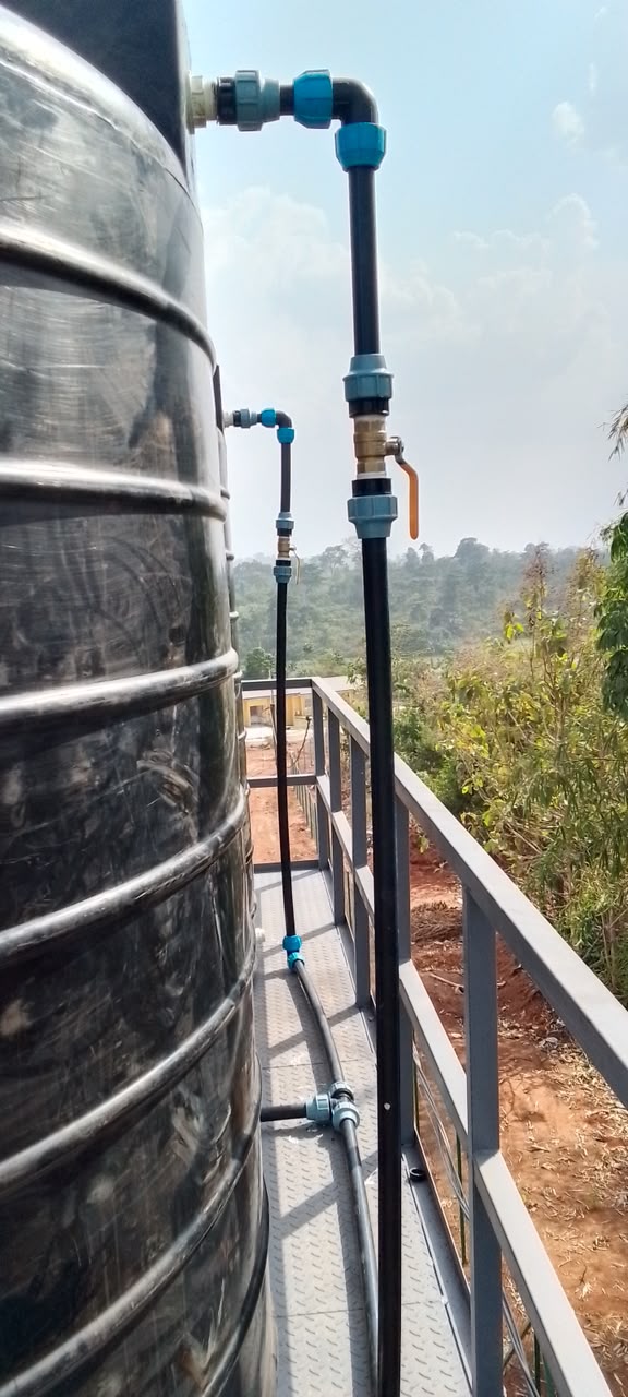Meister Plumbing water storage and pumping system installation